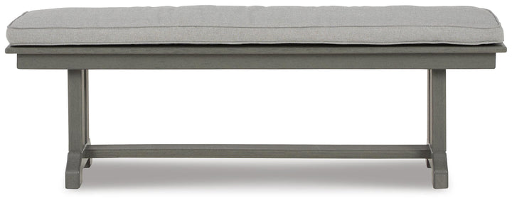 Visola Bench with Cushion - Gray (3)