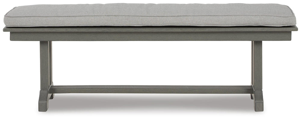 Visola Bench with Cushion - Gray (3)
