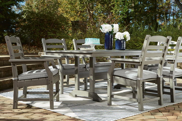 Visola Outdoor Dining Table - Gray (7)