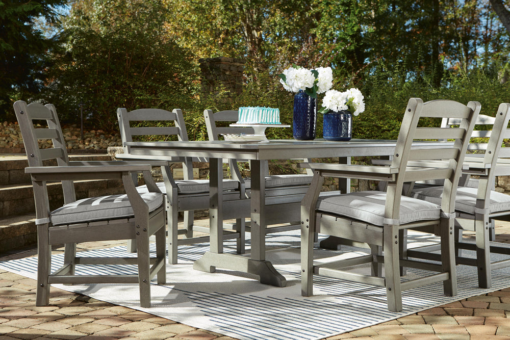 Visola Outdoor Dining Table - Gray (7)