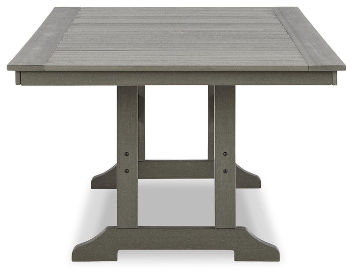 Visola Outdoor Dining Table - Gray (4)