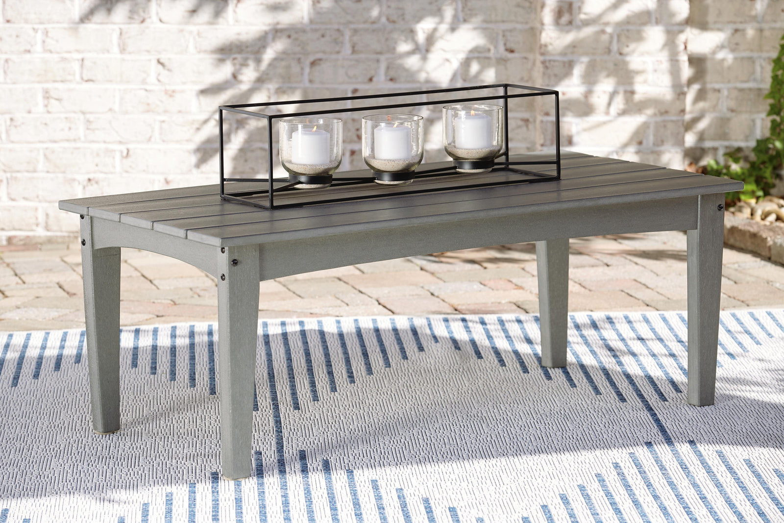 Visola Outdoor Coffee Table - Gray (2)