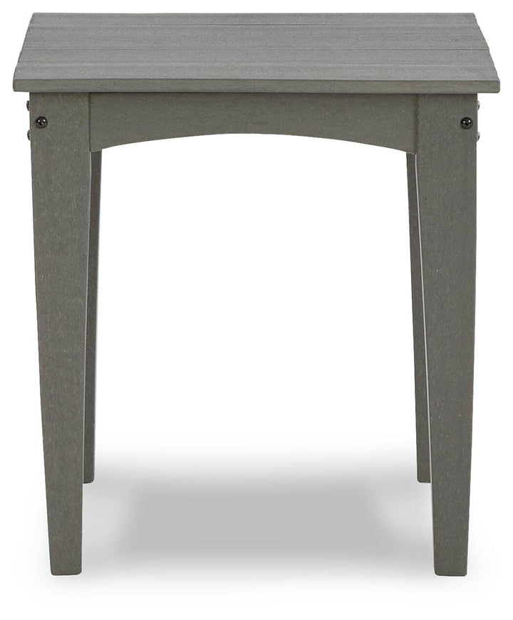 Visola Outdoor End Table - Gray (3)