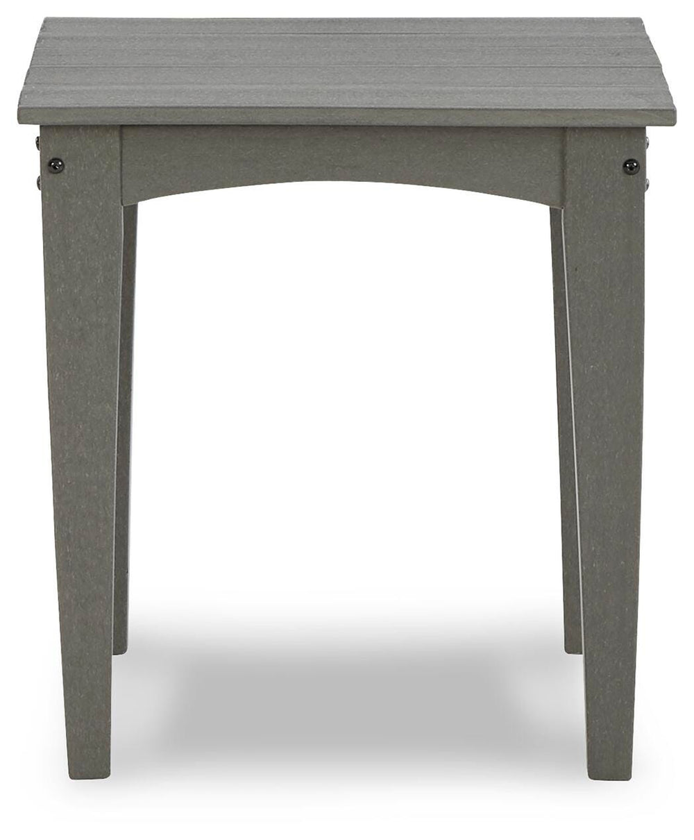 Visola Outdoor End Table - Gray (3)