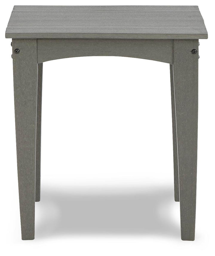 Visola Outdoor End Table - Gray (4)