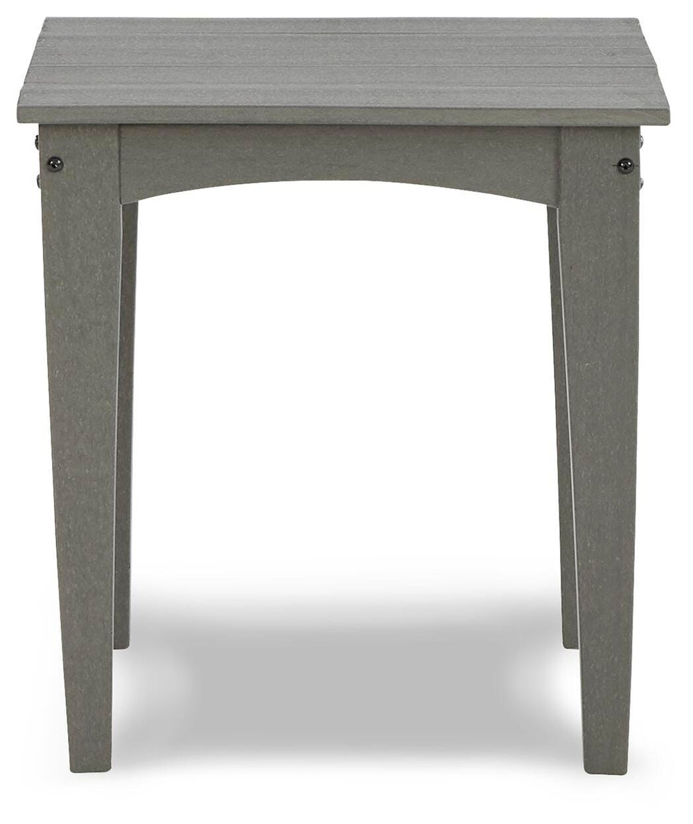 Visola Outdoor End Table - Gray (4)