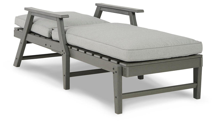 Visola Chaise Lounge with Cushion - Gray (4)