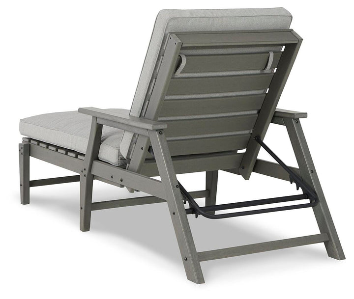 Visola Chaise Lounge with Cushion - Gray (7)