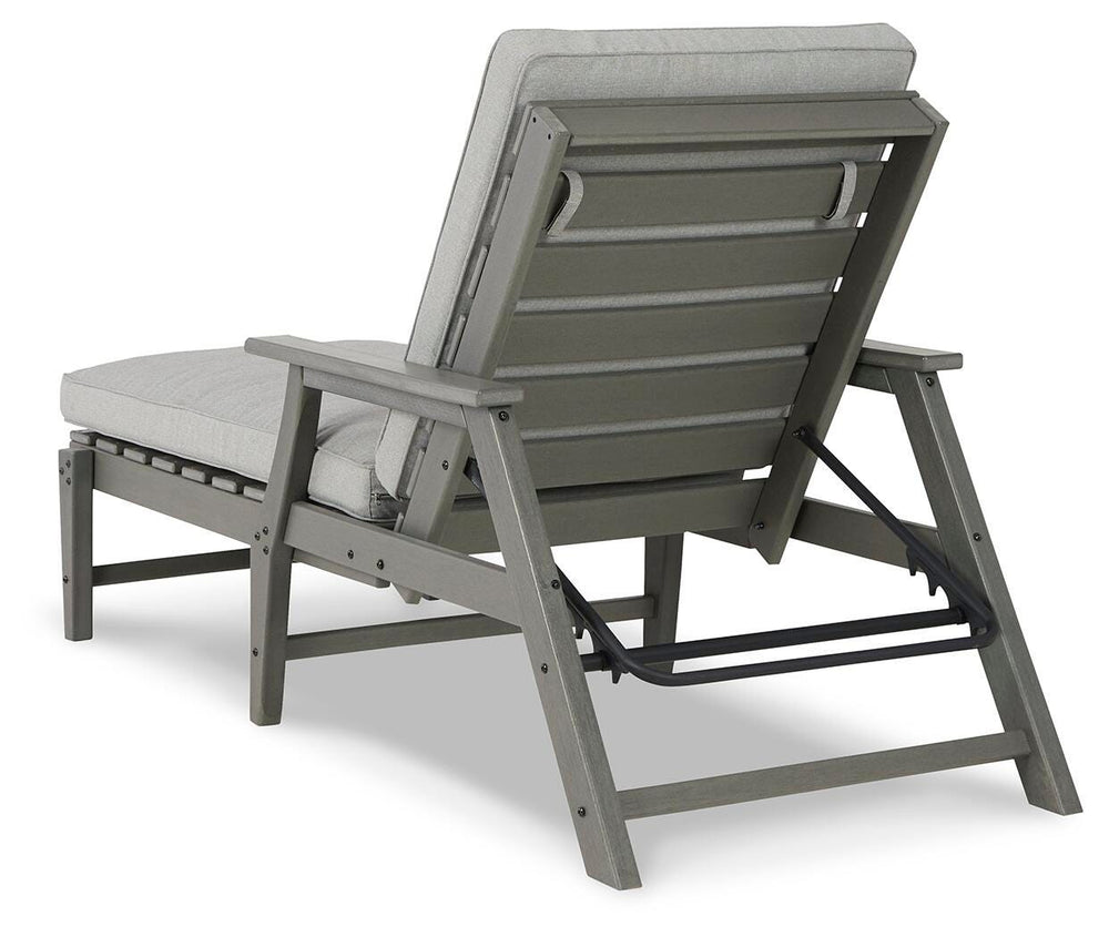 Visola Chaise Lounge with Cushion - Gray (7)