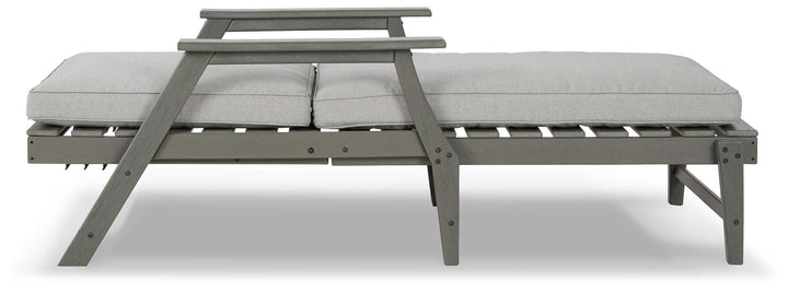 Visola Chaise Lounge with Cushion - Gray (6)
