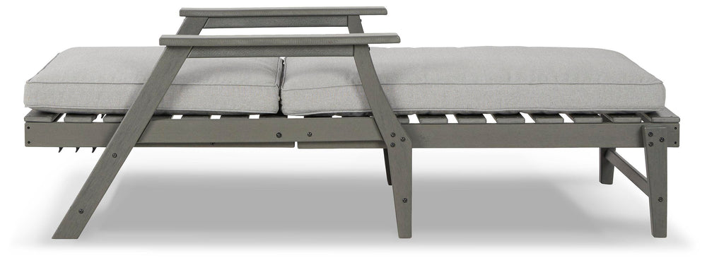 Visola Chaise Lounge with Cushion - Gray (6)