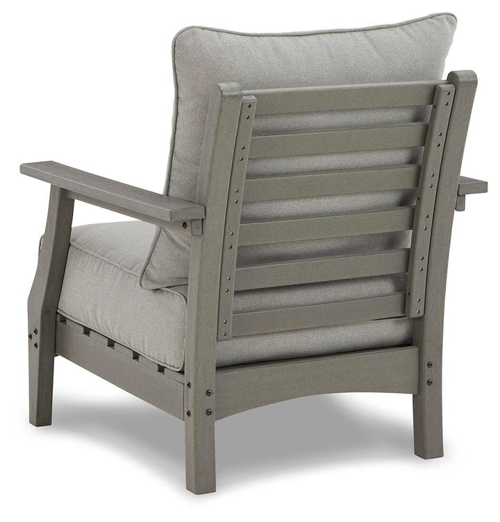 Visola Lounge Chair with Cushion (Set of 2) - Gray (6)