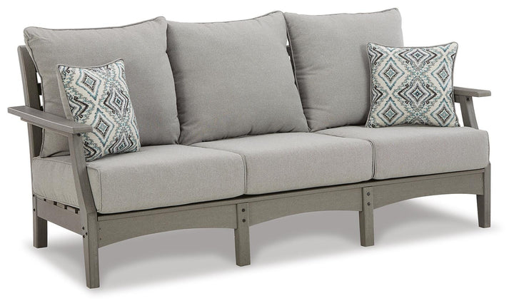 Visola Outdoor Sofa with Cushion - Gray (1)