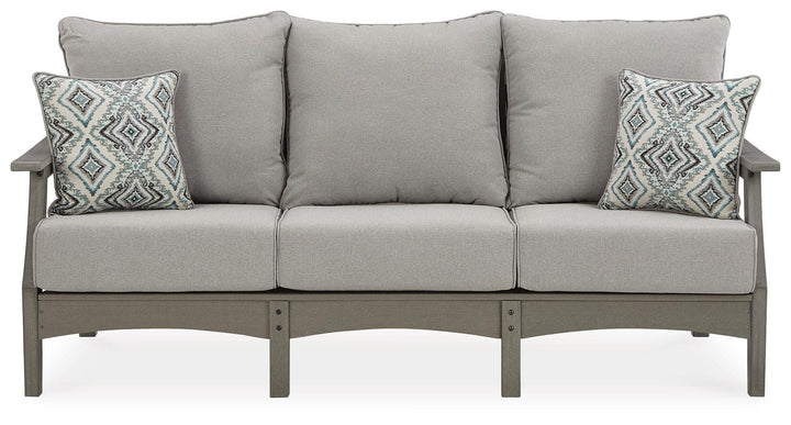 Visola Outdoor Sofa with Cushion - Gray (3)