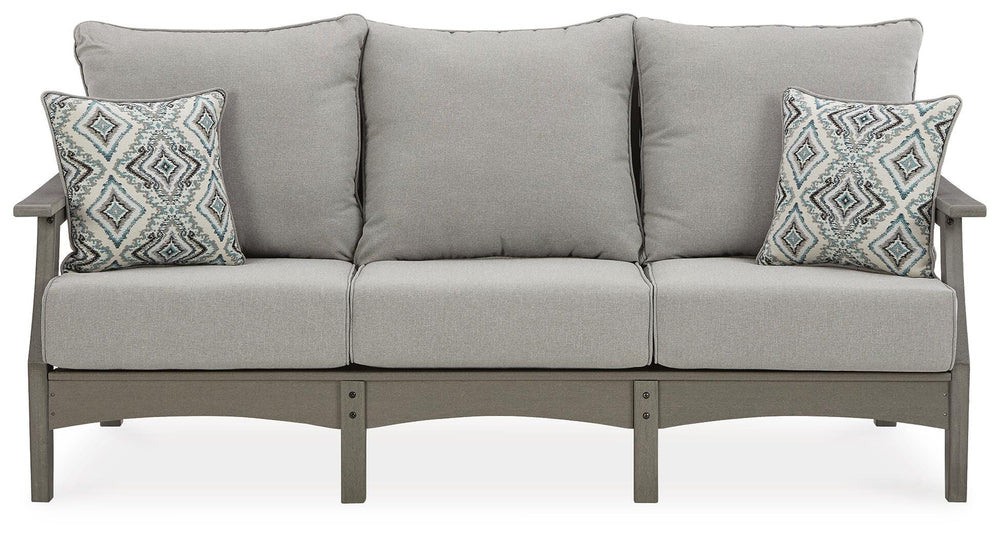 Visola Outdoor Sofa with Cushion - Gray (3)