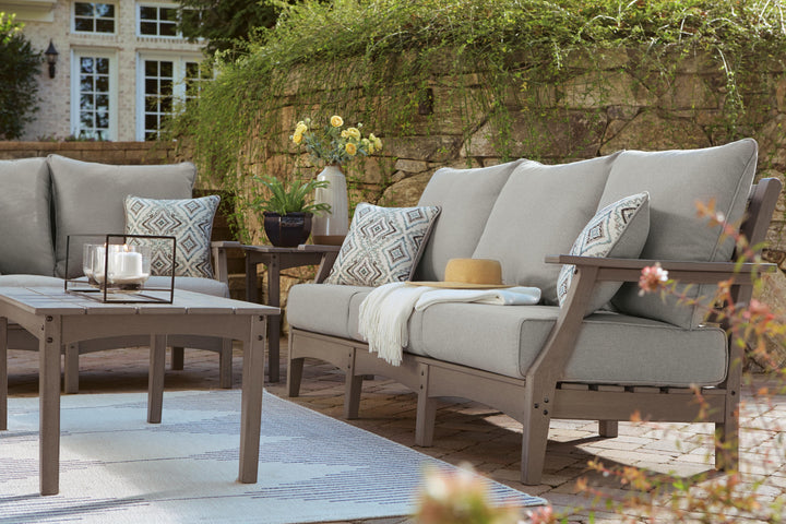 Visola Outdoor Sofa with Cushion - Gray (7)