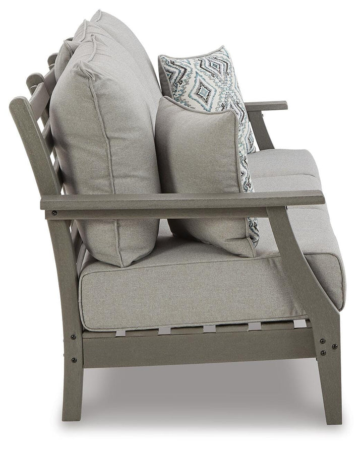 Visola Outdoor Sofa with Cushion - Gray (5)