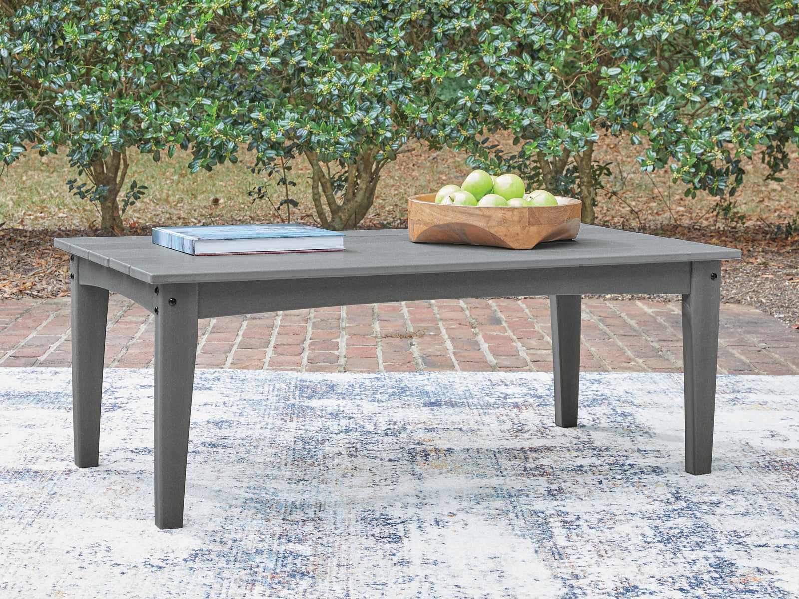 Cove Beach Outdoor Coffee Table - Gray (2)