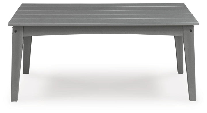 Cove Beach Outdoor Coffee Table - Gray (3)