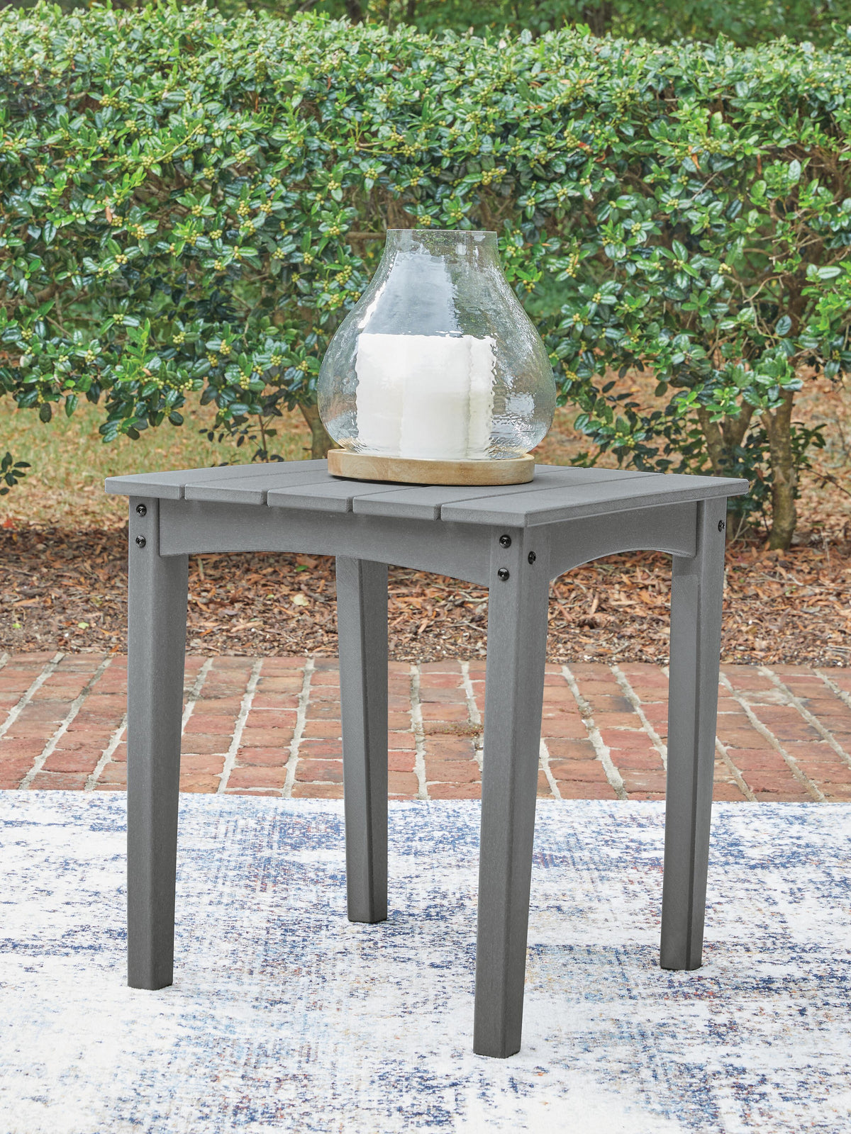 Cove Beach Outdoor End Table - Gray (2)