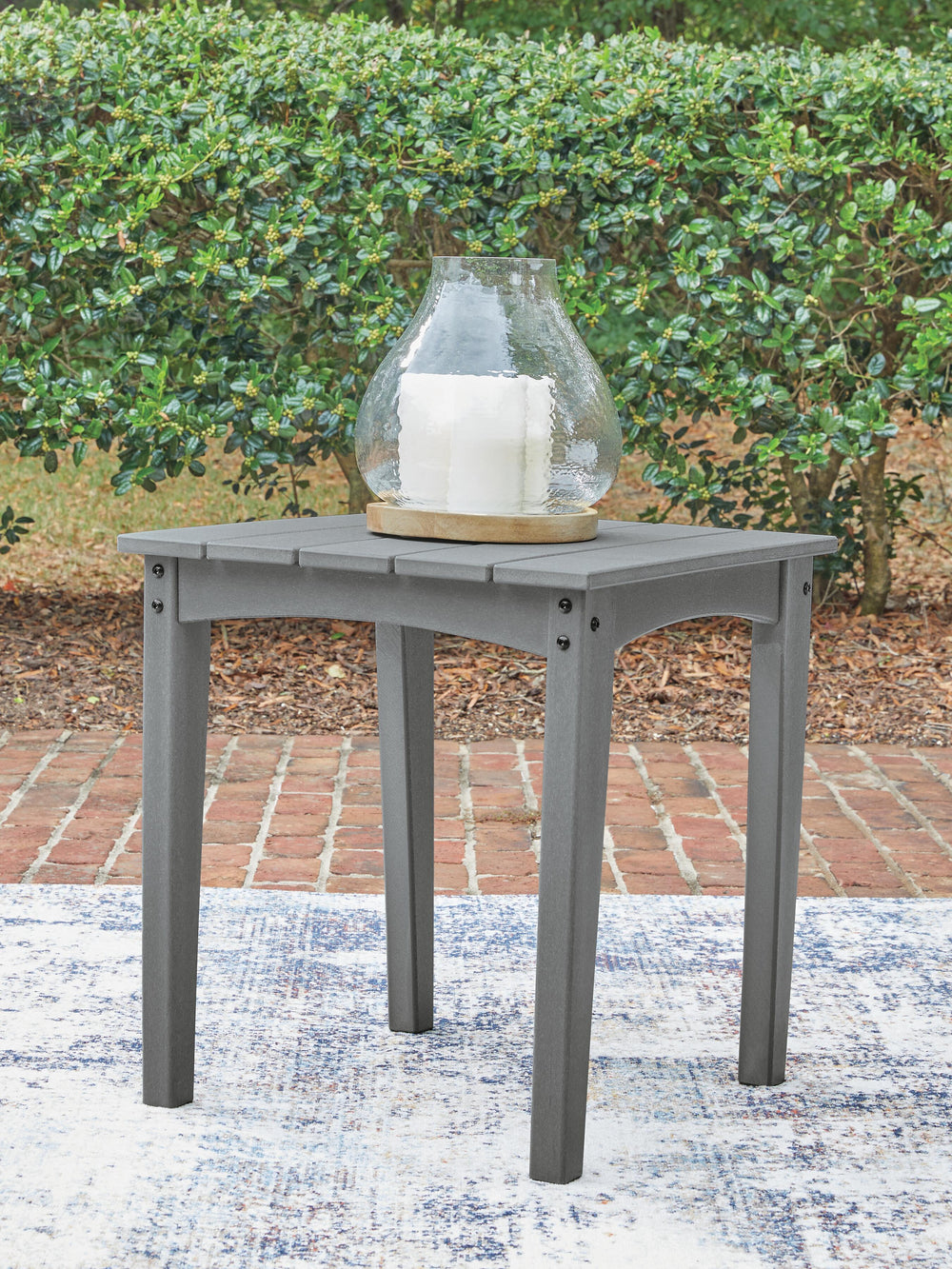 Cove Beach Outdoor End Table - Gray (2)