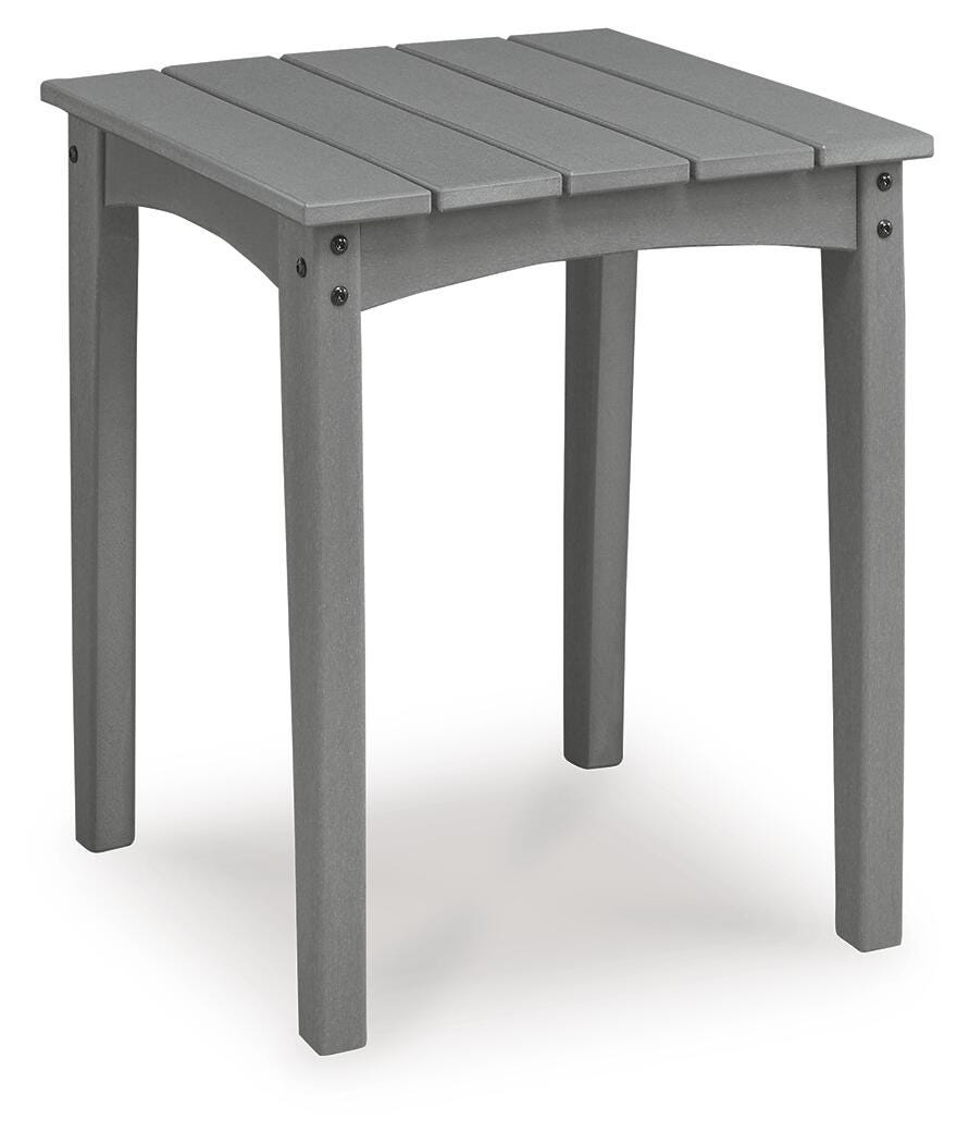 Cove Beach Outdoor End Table - Gray (1)