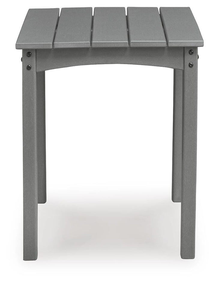 Cove Beach Outdoor End Table - Gray (3)