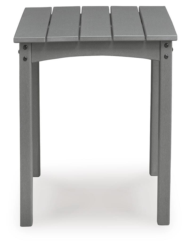 Cove Beach Outdoor End Table - Gray (3)