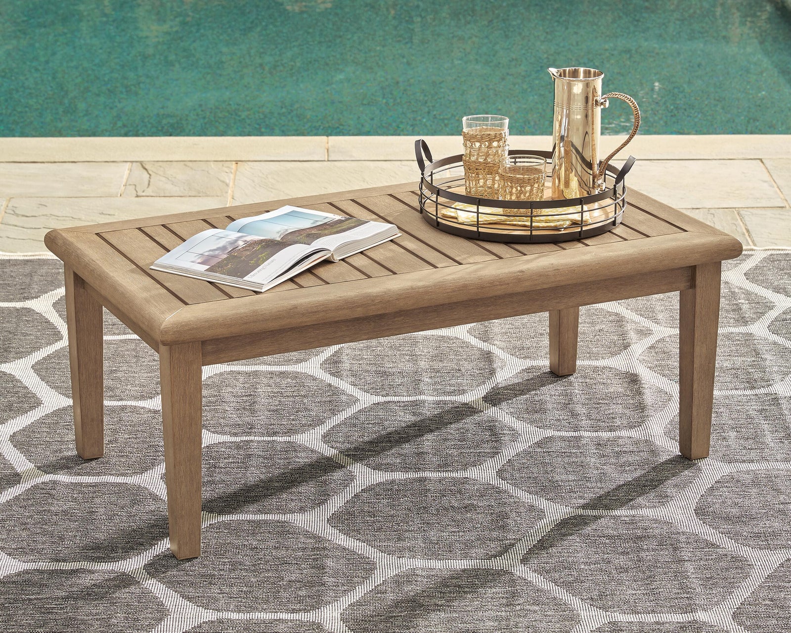 Gerianne Coffee Table - Dark Brown (2)