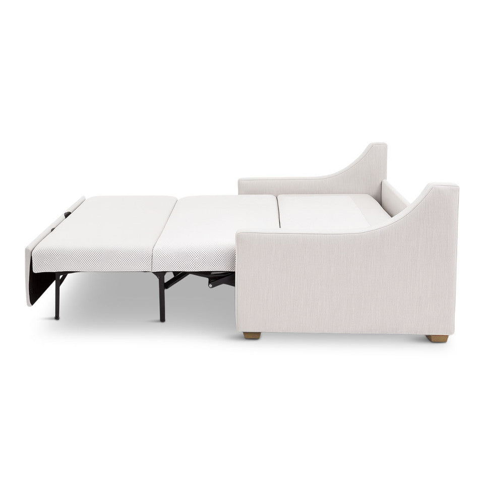 Perry Queen Plus Silver Sleeper by American Leather