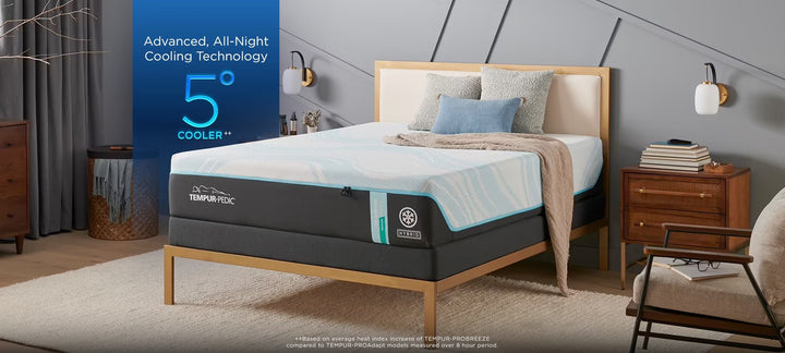 TEMPUR-Breeze° Medium Hybrid Queen Mattress