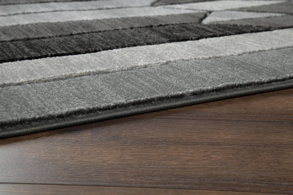 Chayse 6'6" x 9'6" Rug - Dark Gray (3)