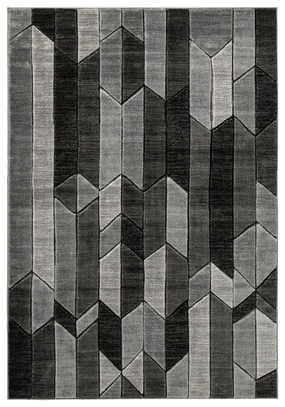 Chayse 6'6" x 9'6" Rug - Dark Gray (1)