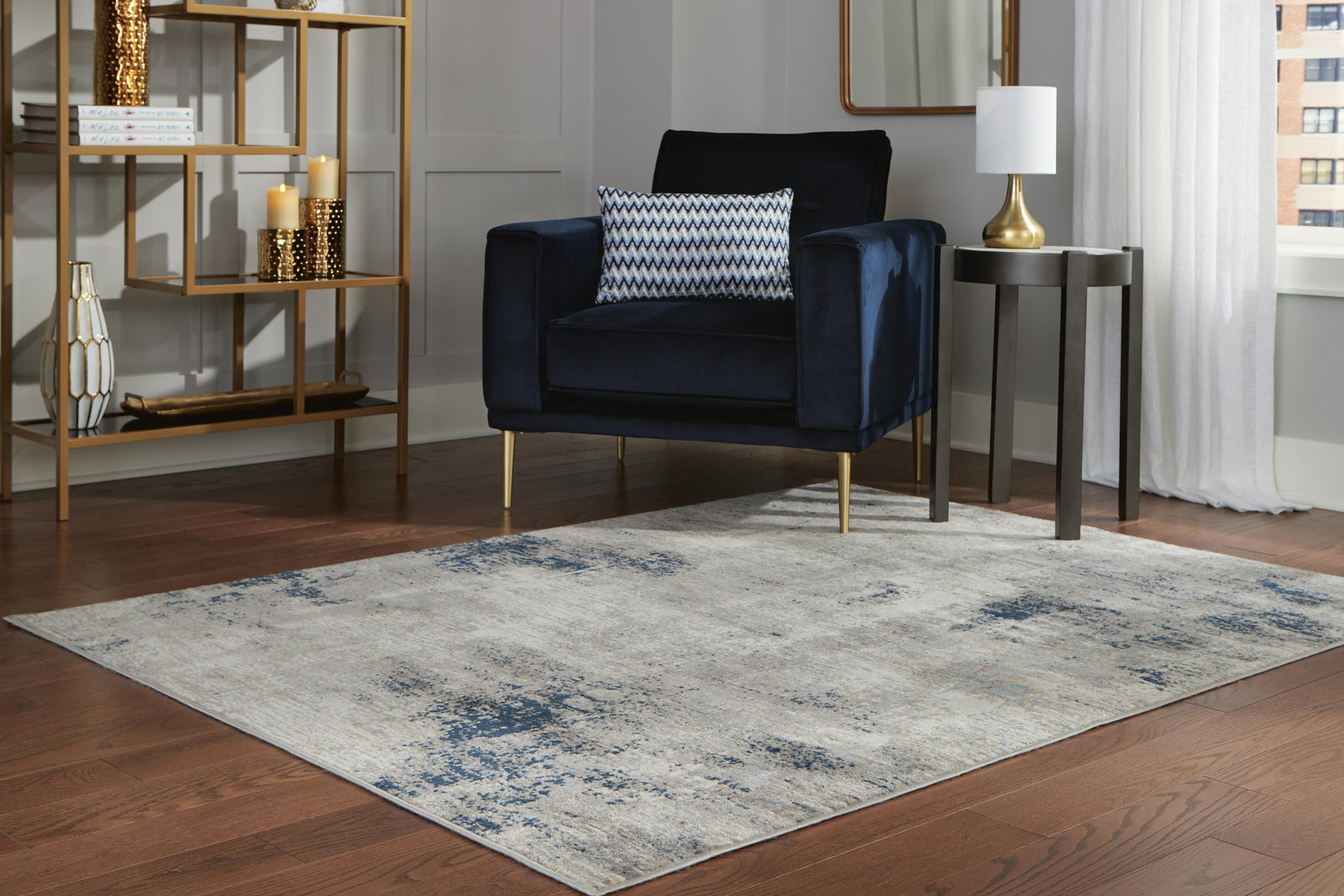 Wrenstow 7'10" x 10'3" Rug - Gray (2)