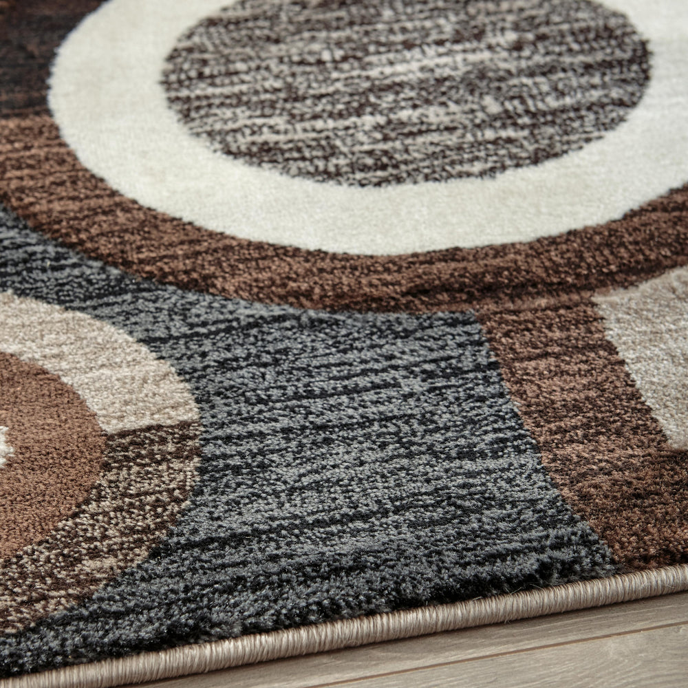 Guintte 8'2" x 9'6" Rug - Dark Brown (3)