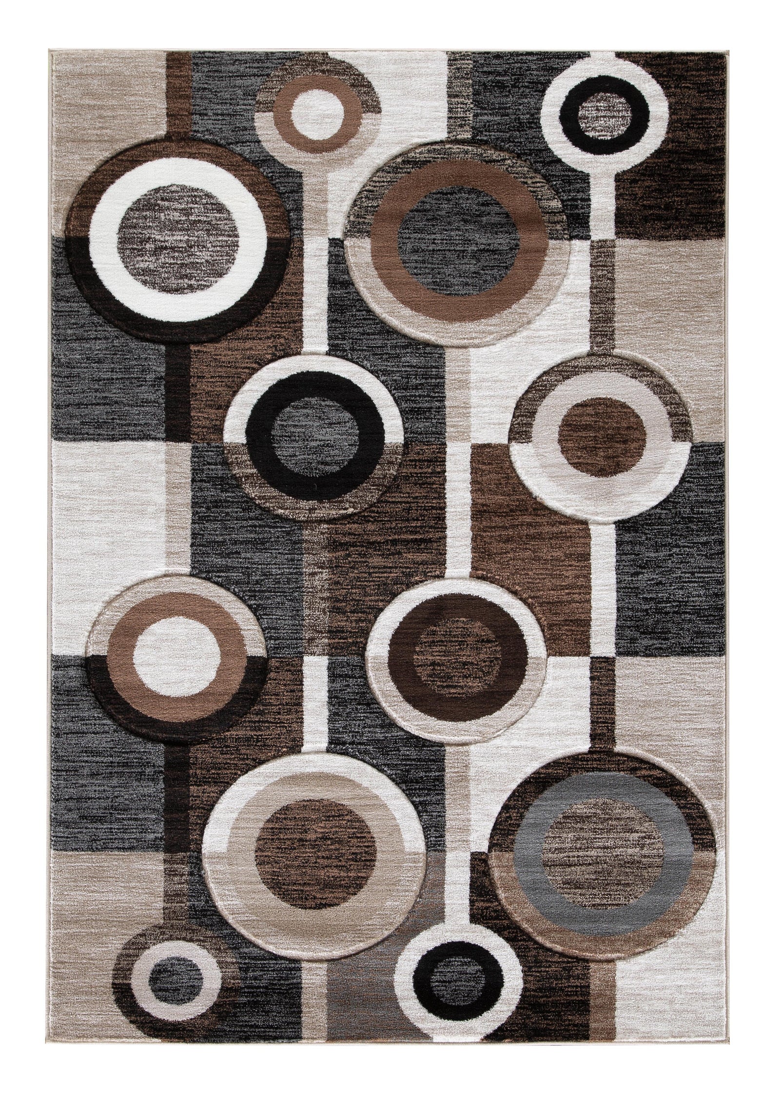 Guintte 8'2" x 9'6" Rug - Dark Brown (1)
