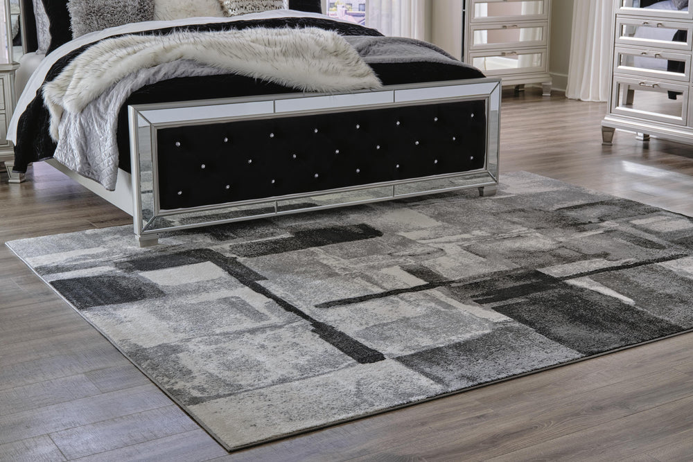 Brycebourne 5'3" x 7'7" Rug - Black (2)