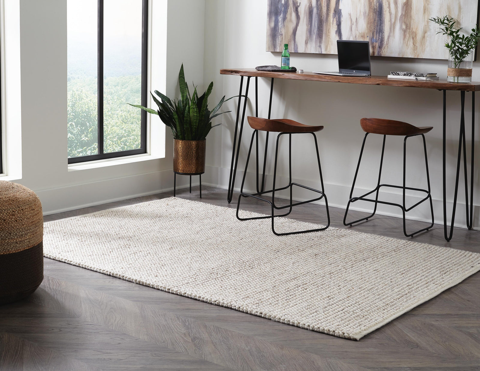 Jossick 7'8" x 10' Rug - Beige (2)