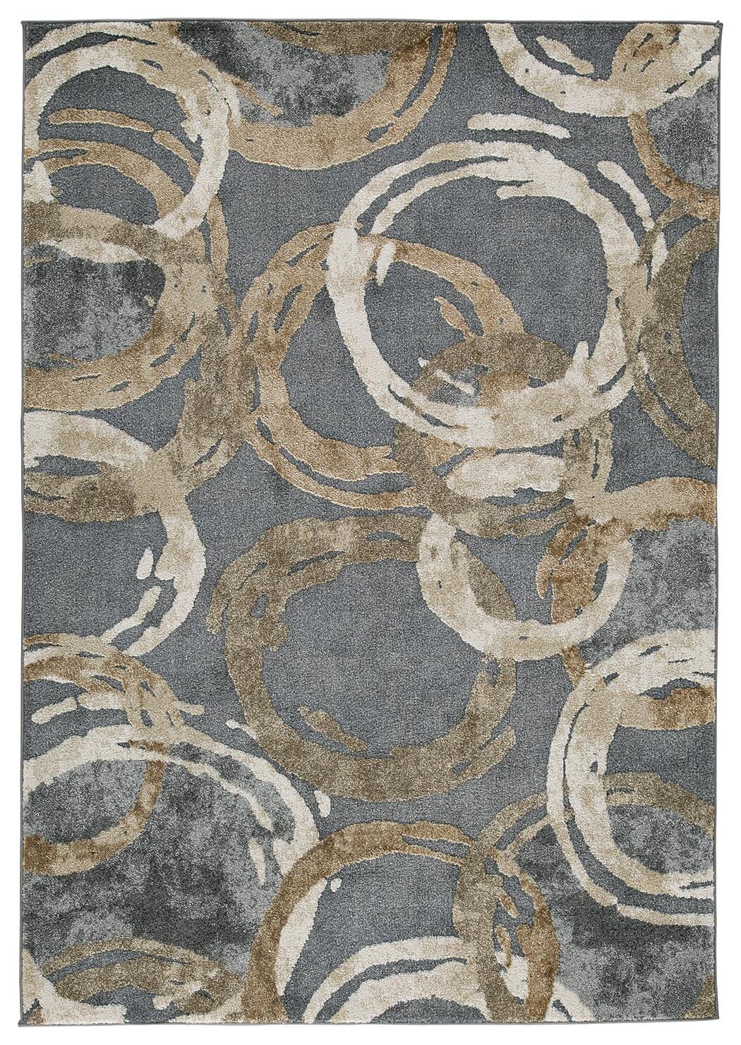 Faelyn 5' x 7'3" Rug - Dark Gray (1)