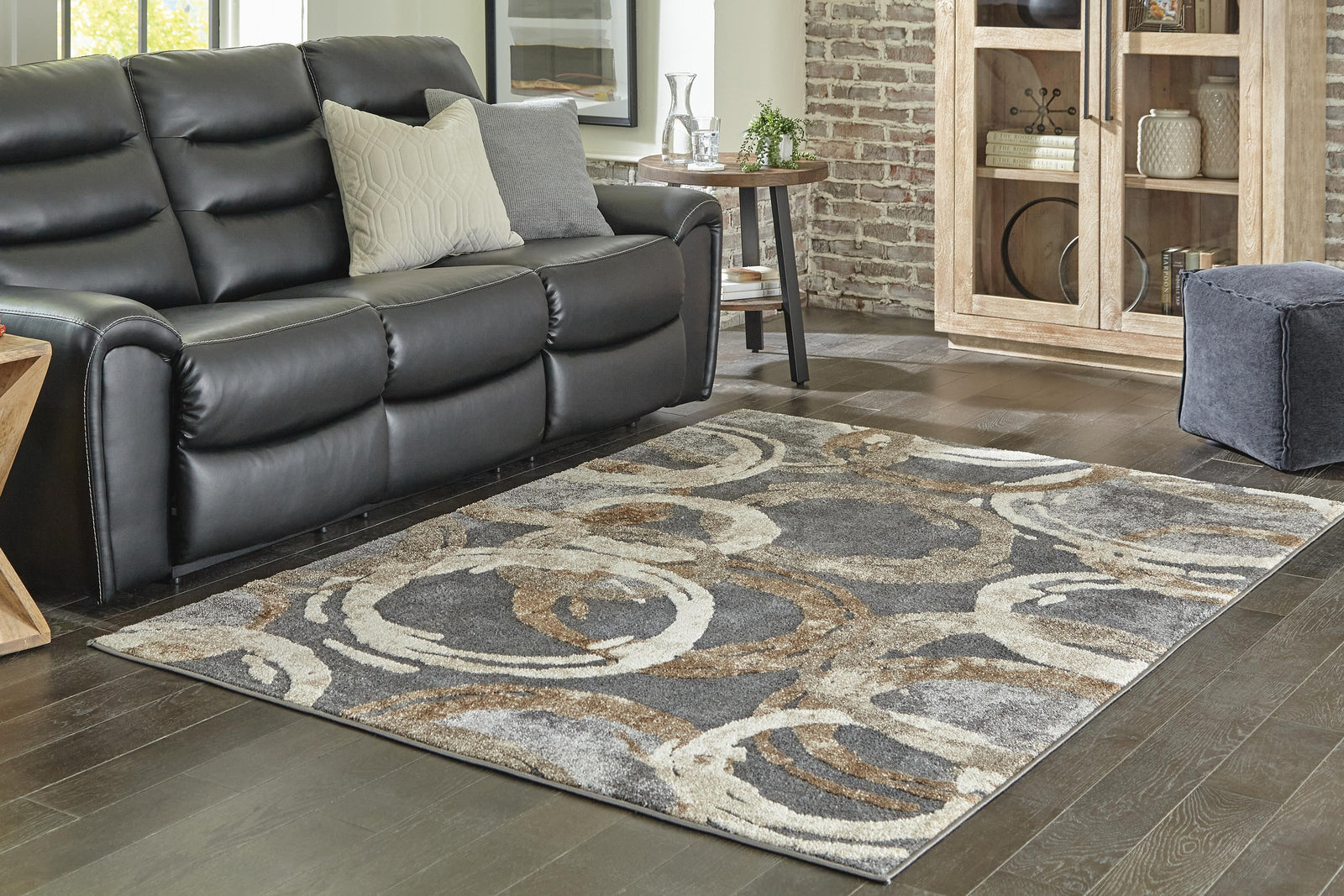 Faelyn 7'10" x 9'10" Rug - Dark Gray (2)