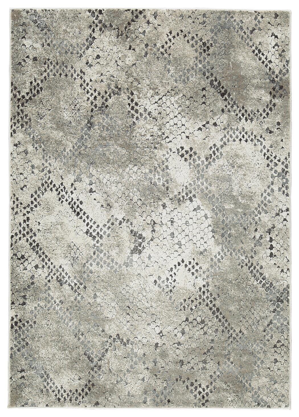 Poincilana 5' x 7' Rug - Pearl Silver (1)