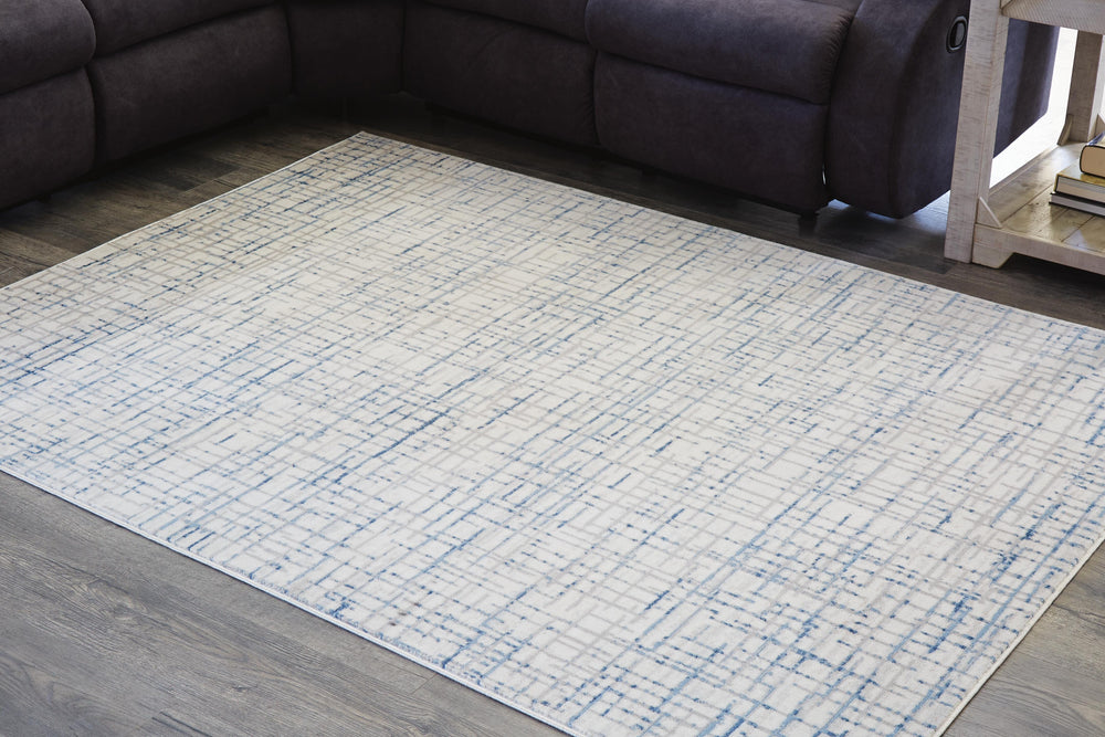 Beckfille 5' x 7' Rug - Light Blue (2)