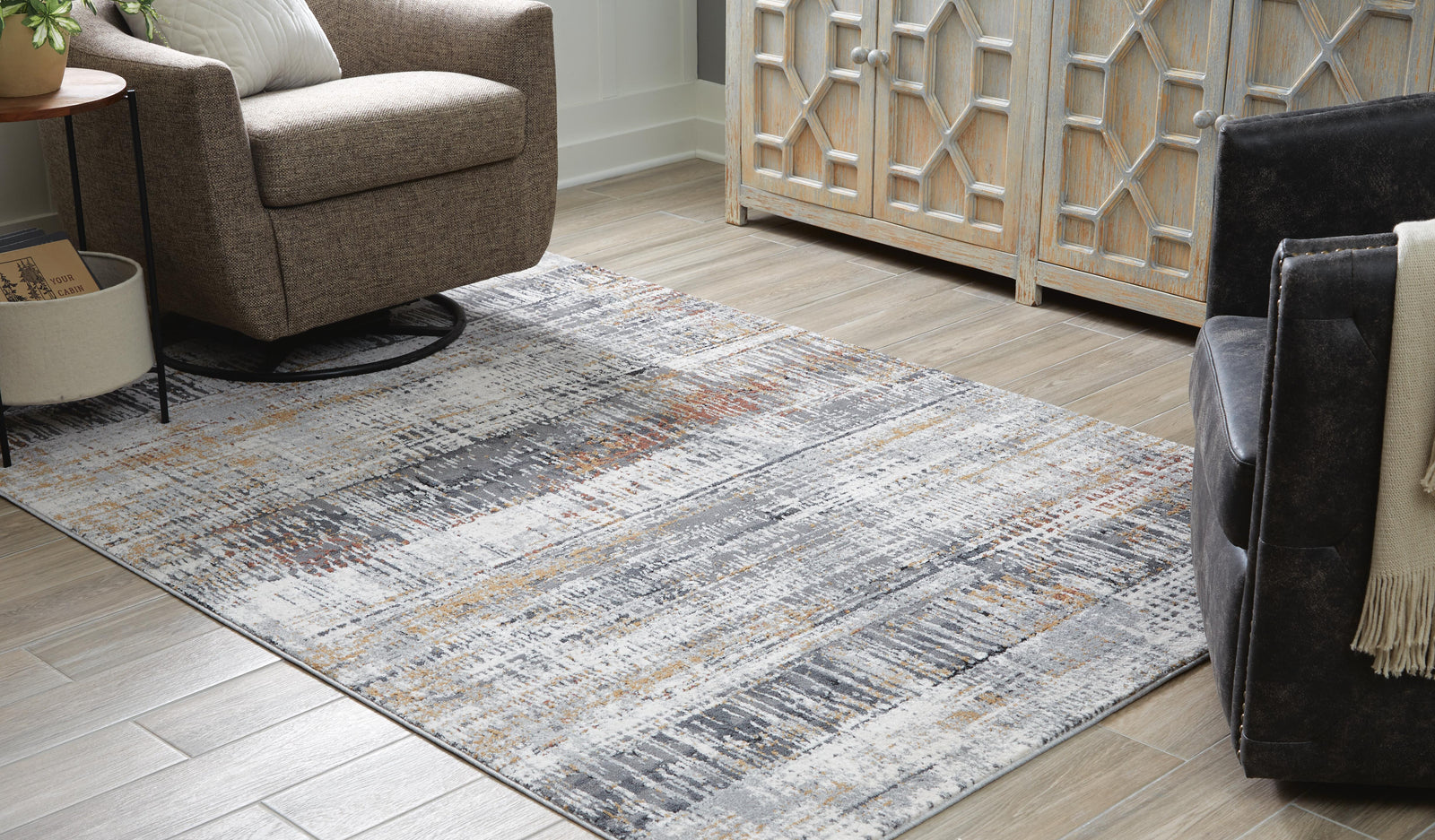 Rhettner 5'3" x 7'3" Rug - Dark Gray (2)