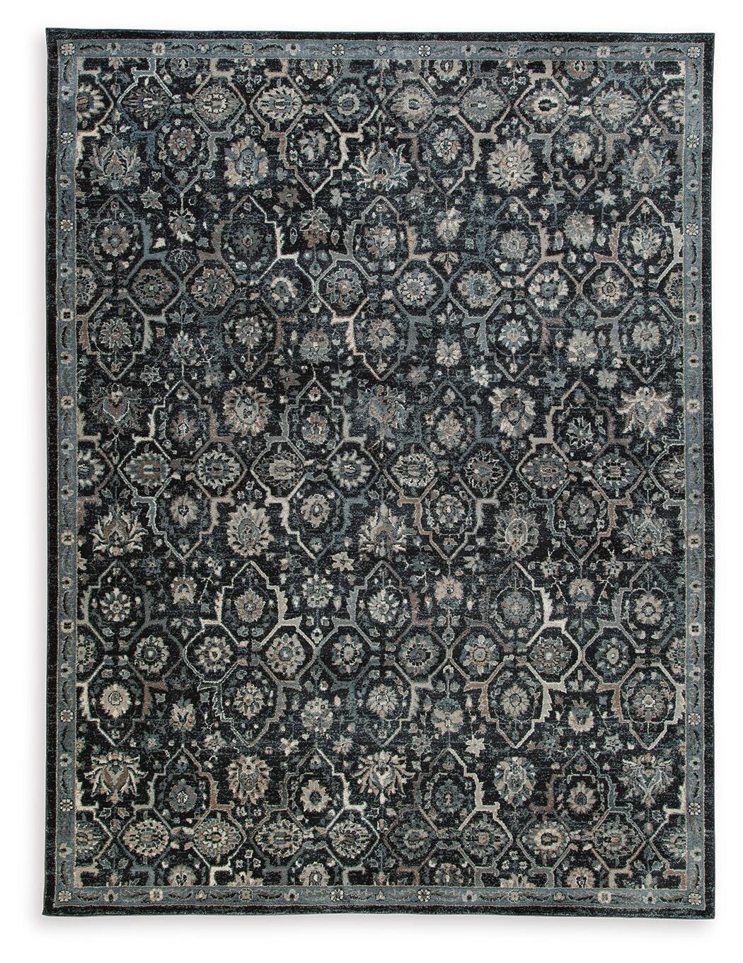 Hilcott 7'10" x 10'6" Rug - Dark Brown (1)