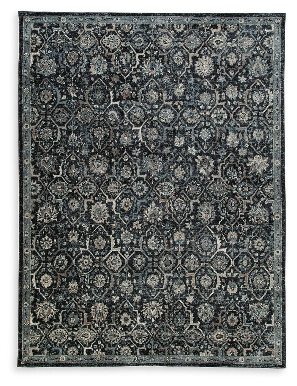 Hilcott 7'10" x 10'6" Rug - Dark Brown (1)