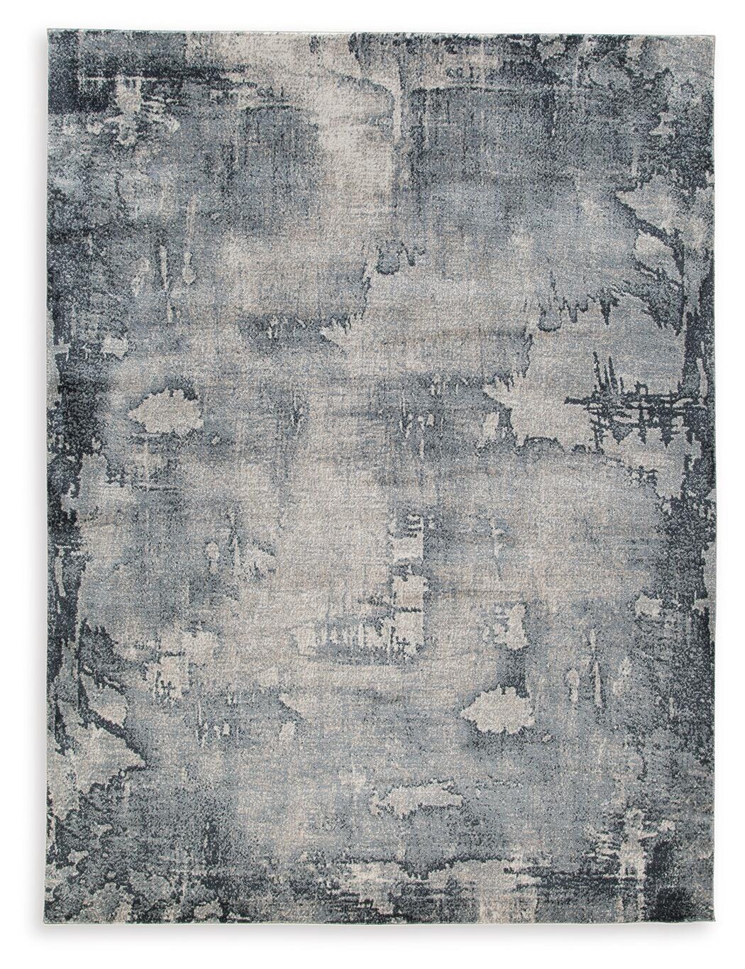 Langrich 7'10" x 10'6" Rug - Dark Gray (1)