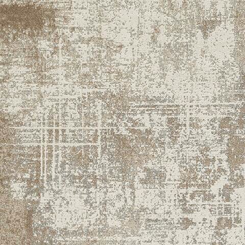 Grifflain 5'1" x 7' Washable Rug - Light Brown (5)