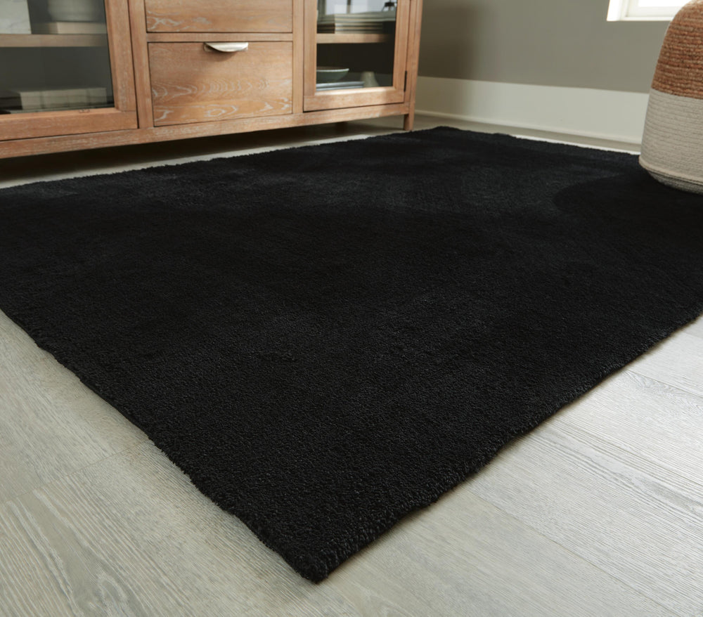 Anaben 8' x 10'1" Washable Rug - Black (3)