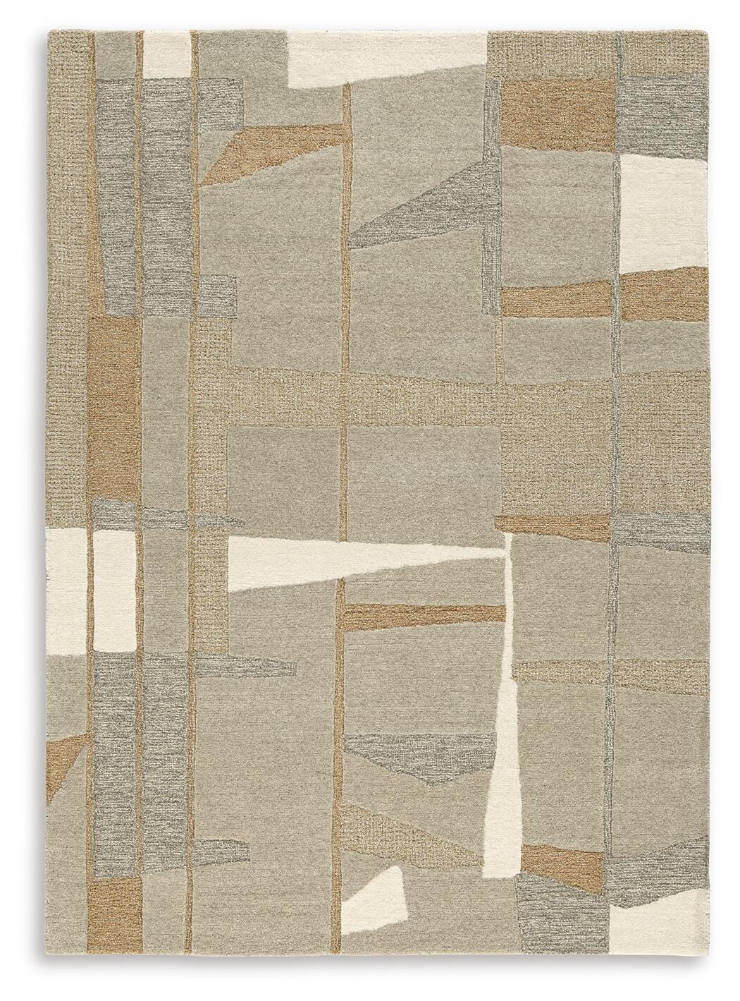 Abbotton 8' x 10' Rug - Light Brown (1)