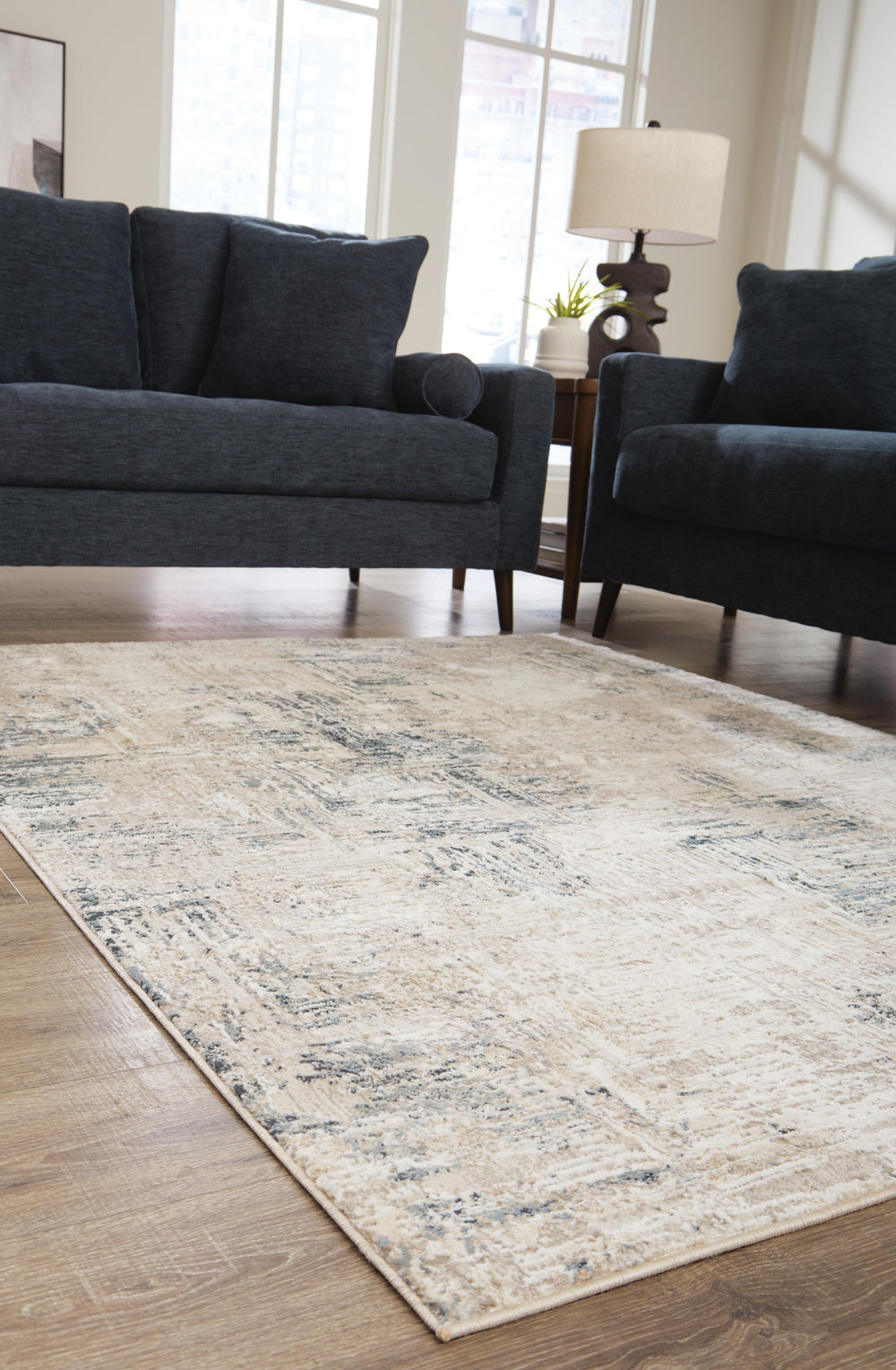 Gentor 5' x 7' Rug - Blue (3)
